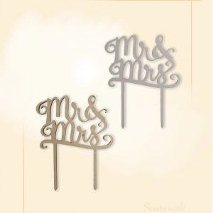 Beszúró Mr&Mrs felirat