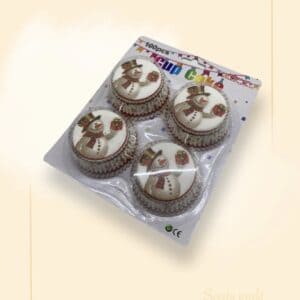 Cupcake hóember